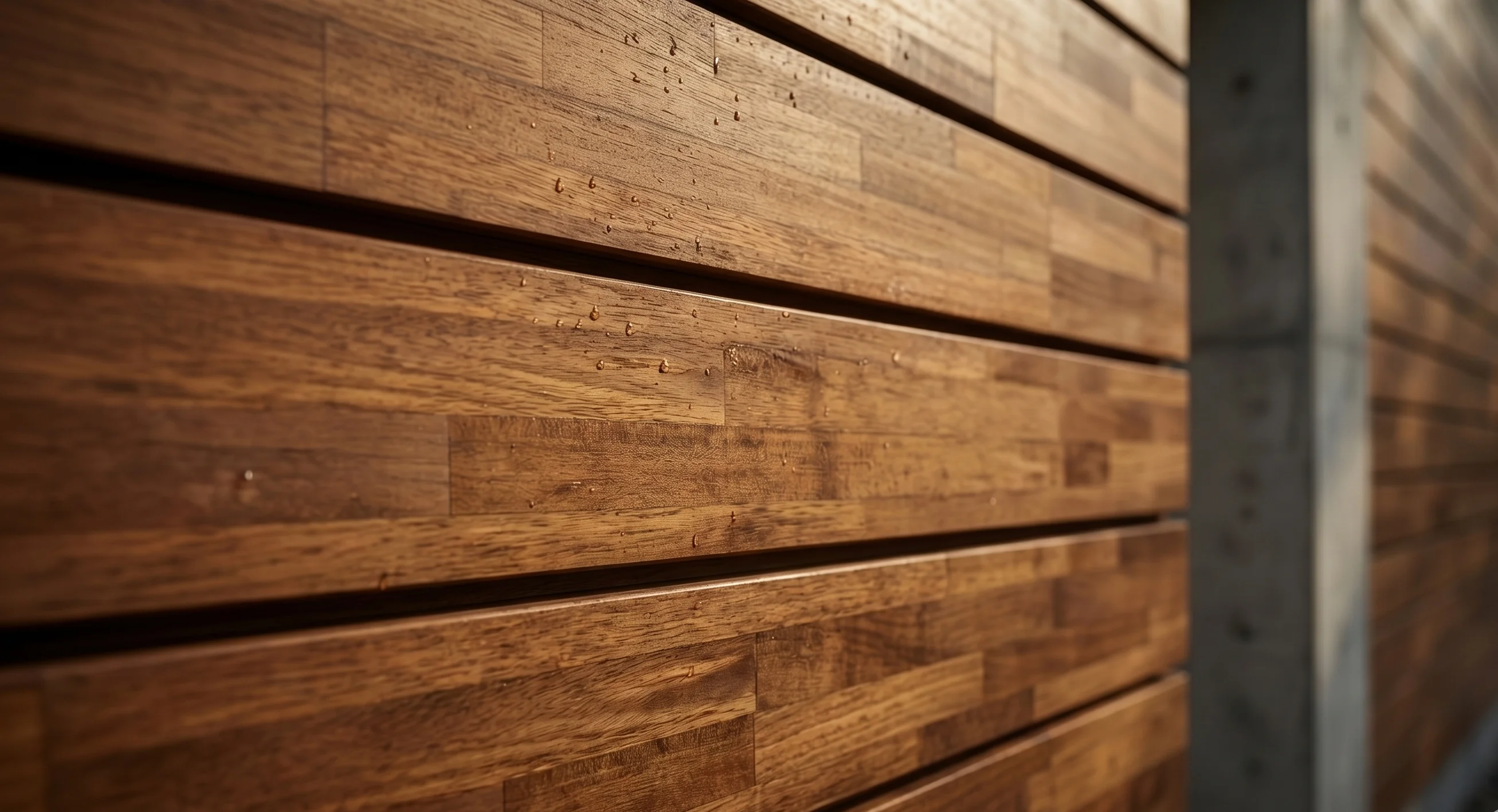 Ultimate FBR dimensional stability — wood cladding in rain