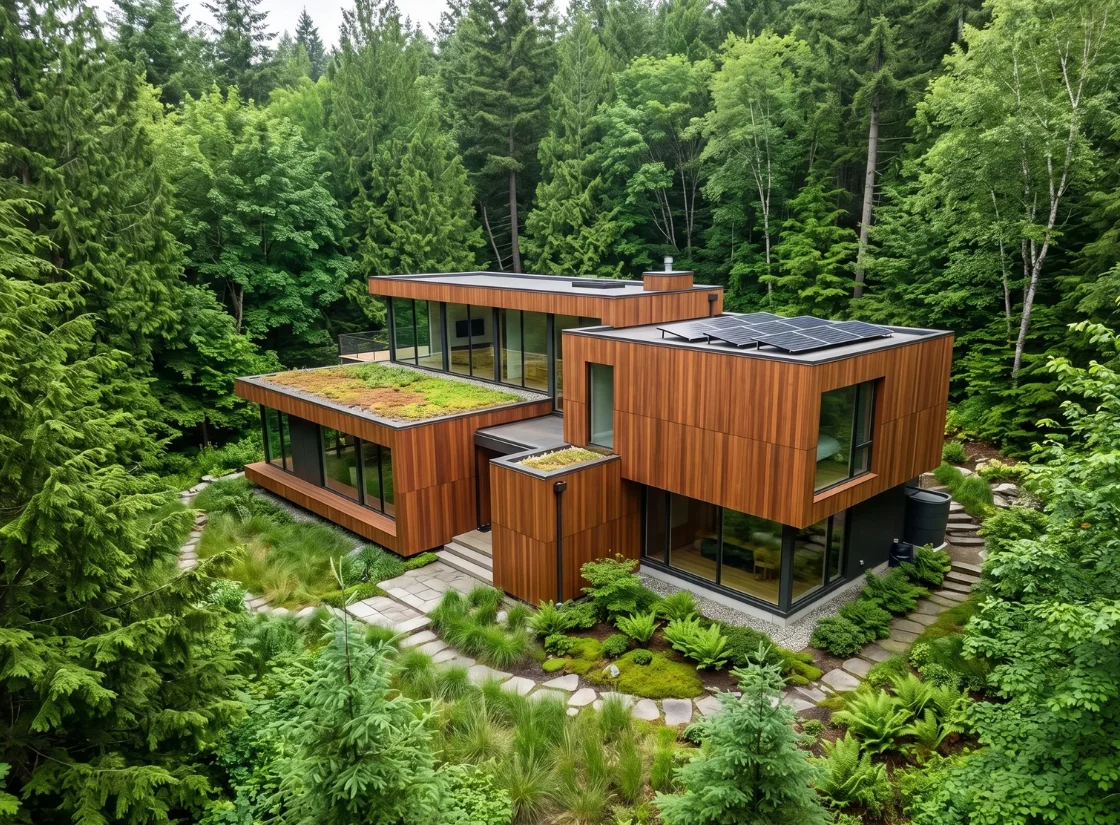 Ultimate FBR eco-friendly — sustainable architecture in forest