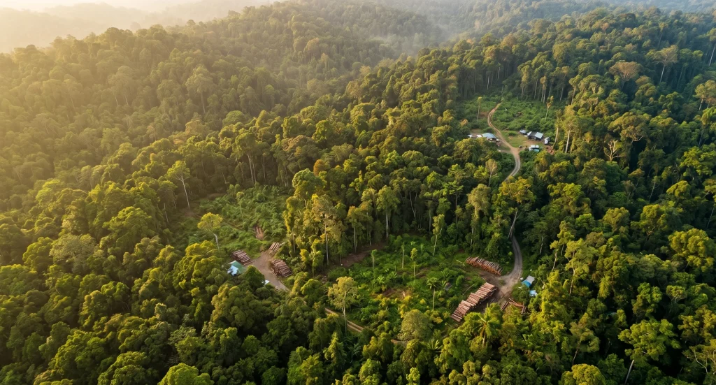 Sustainably managed forest — the source of Ultimate FBR certified sustainable timber with SVLK, FSC Ready and PEFC Ready credentials